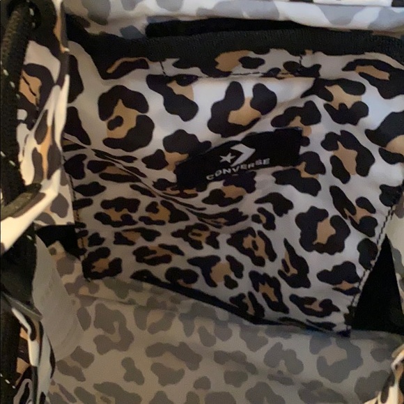 Converse Novelty Bucket Bag Leopard 🐆 Black Tan - Picture 11 of 12